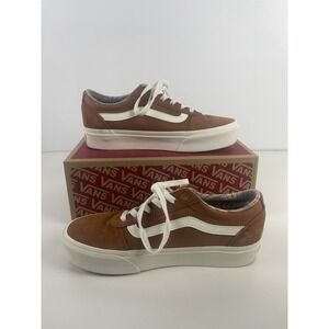 Vans Ward Platform Plaid Glazed Ginger New Women's Size‎ 9.5 VN000D2RN1Z